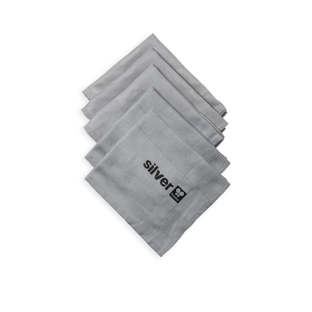 Silver Dekoratif Cam Bezi 40x40
