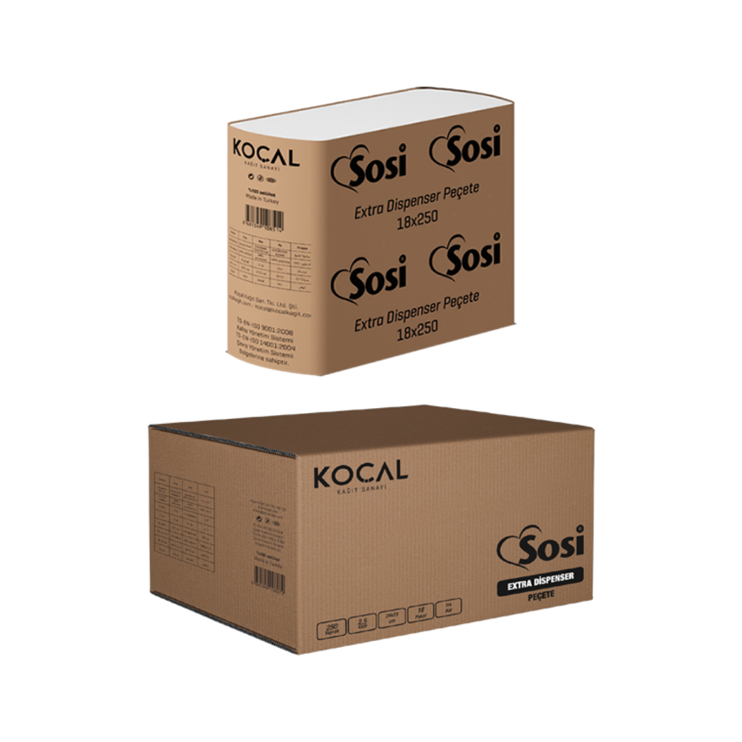 Sosi Extra 250x18 Dispenser Peete