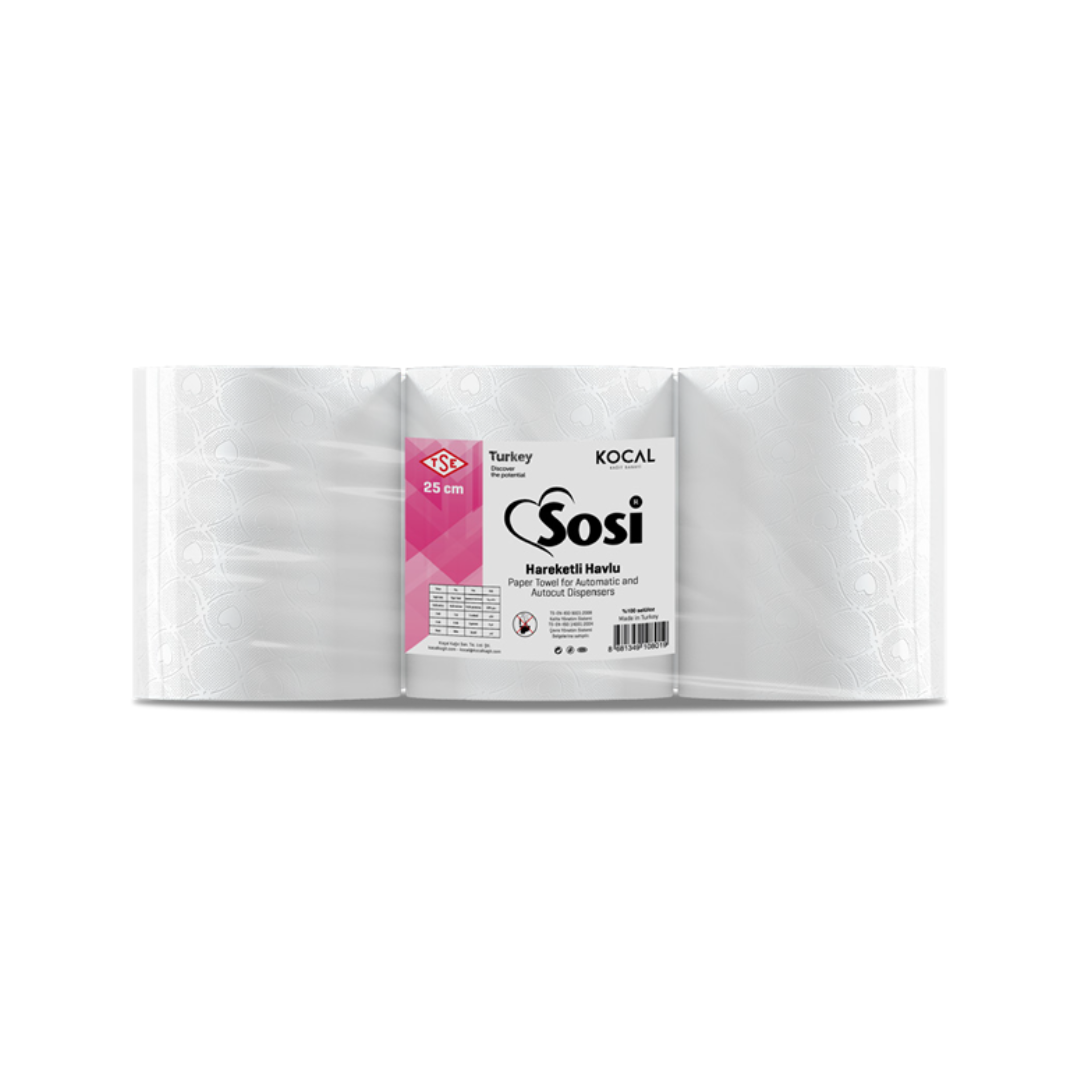 Sosi 25cm Hareketli Havlu